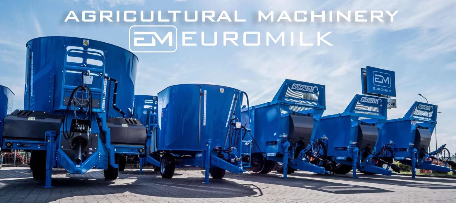 EUROMILK - kŕmne miešacie vozy a robotizácia